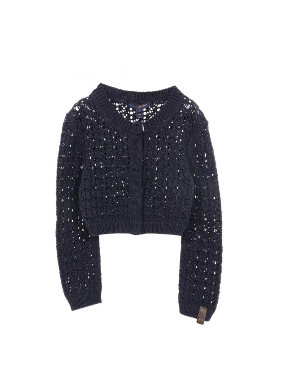 Louis Vuitton Cardigan Clochette Knit Cropped Cotton Cashmere